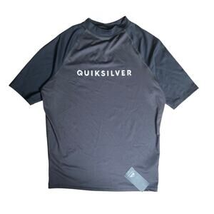 NWT Quiksilver Black UV Men Size 2XL Swim Top